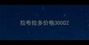 拉布拉多价格3000