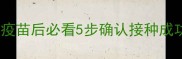 猫咪疫苗全攻略疫苗后必看5步确认接种成功新手避坑指南