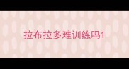 拉布拉多难训练吗