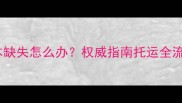 宠物托运疫苗本缺失怎么办权威指南托运全流程及应急方案