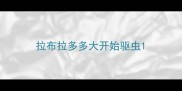 拉布拉多多大开始驱虫