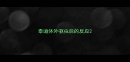 泰迪体外驱虫后的反应