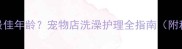 狗狗洗澡最佳年龄宠物店洗澡护理全指南附科学建议