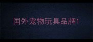 国外宠物玩具品牌