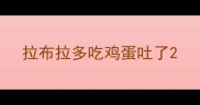 拉布拉多吃鸡蛋吐了