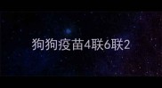 狗狗疫苗4联6联