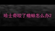 哈士奇咬了蟾蜍怎么办