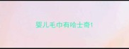婴儿毛巾有哈士奇
