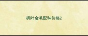 枫叶金毛配种价格