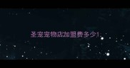 圣宠宠物店加盟费多少