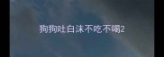 狗狗吐白沫不吃不喝