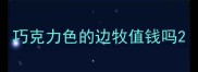 巧克力色的边牧值钱吗