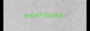 给猫用不同的疫苗
