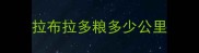 拉布拉多粮多少公里