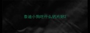 泰迪小狗吃什么钙片好