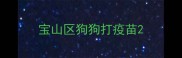 宝山区狗狗打疫苗