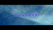 金毛akc外形简表