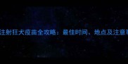 狗狗注射狂犬疫苗全攻略最佳时间地点及注意事项