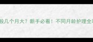 幼犬一般几个月大新手必看不同月龄护理全攻略