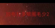 拉布拉多眼圈毛少