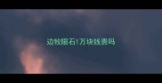边牧陨石1万块钱贵吗