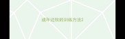成年边牧的训练方法
