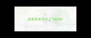 拉布拉多可以上飞机吗