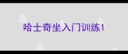 哈士奇坐入门训练