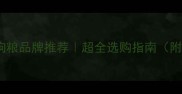 泰迪犬专用狗粮品牌推荐超全选购指南附避坑清单