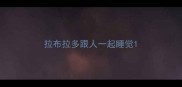 拉布拉多跟人一起睡觉